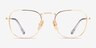 Ray-Ban RB8157V Frank Gold TitaniumEyeglass Frames from EyeBuyDirect, Front View