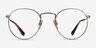 Ray-Ban RB8247V Bronze TitaniumEyeglass Frames from EyeBuyDirect, Front View