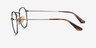 Ray-Ban RB8247V Bronze TitaniumEyeglass Frames from EyeBuyDirect, Side View
