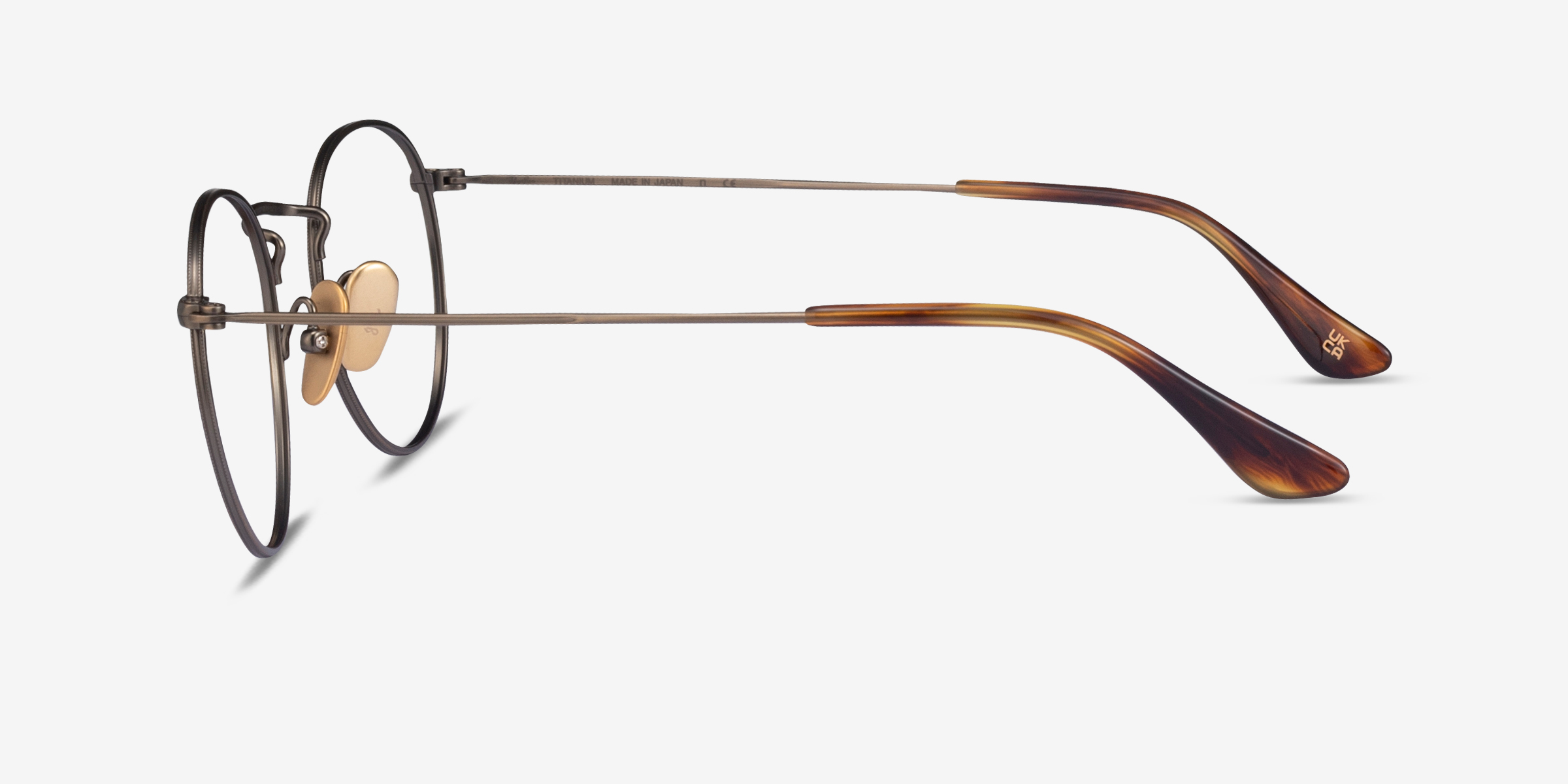 RayBan RB8247V Round Bronze Frame Eyeglasses Eyebuydirect