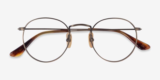 Ray-Ban RB8247V Bronze TitaniumEyeglass Frames from EyeBuyDirect, Closed View