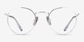 Ray-Ban RB8247V Silver TitaniumEyeglass Frames from EyeBuyDirect, Front View