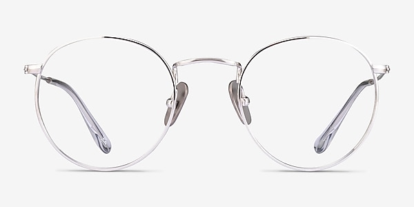 Ray-Ban RB8247V Silver Titanium Eyeglass Frames