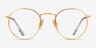 Ray-Ban RB8247V Shiny Gold TitaniumEyeglass Frames from EyeBuyDirect, Front View