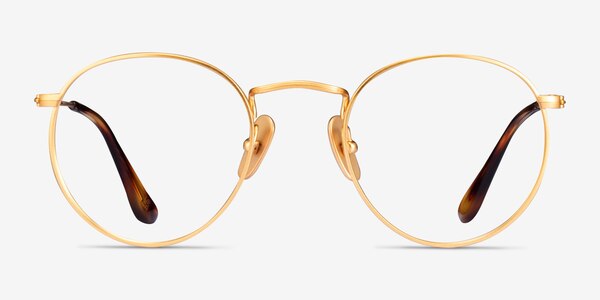 Ray-Ban RB8247V Gold Titanium Eyeglass Frames