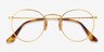 Ray-Ban RB8247V Gold TitaniumEyeglass Frames from EyeBuyDirect, Closed View