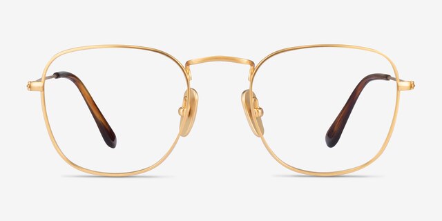 Ray-Ban RB8157V Frank Golden TitaniumEyeglass Frames from EyeBuyDirect, Front View
