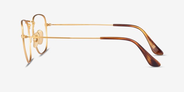 Ray-Ban RB8157V Frank Golden TitaniumEyeglass Frames from EyeBuyDirect, Side View
