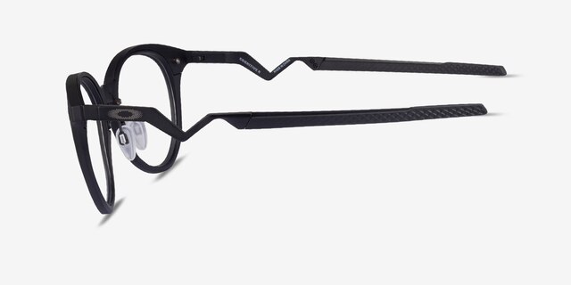 Oakley Cognitive R Matte Black TitaniumEyeglass Frames from EyeBuyDirect, Side View