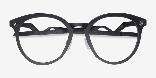 Oakley Cognitive R Matte Black TitaniumEyeglass Frames from EyeBuyDirect, Closed View