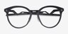Oakley Cognitive R Matte Black TitaniumEyeglass Frames from EyeBuyDirect, Closed View