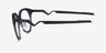 Oakley Cognitive R Gray TitaniumEyeglass Frames from EyeBuyDirect, Side View