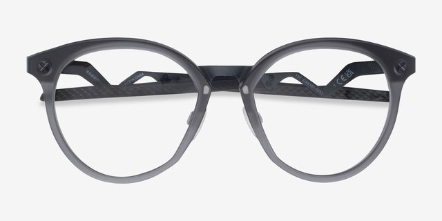 Oakley Cognitive R Gray TitaniumEyeglass Frames from EyeBuyDirect, Closed View