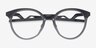 Oakley Cognitive R Gray TitaniumEyeglass Frames from EyeBuyDirect, Closed View
