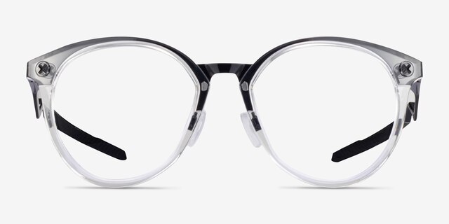 Oakley Cognitive R Transparent TitaniumMontures de lunettes de vue d'EyeBuyDirect, Vue de Face