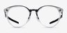 Oakley Cognitive R Transparent TitaniumMontures de lunettes de vue d'EyeBuyDirect, Vue de Face