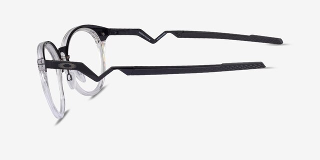 Oakley Cognitive R Transparent TitaniumMontures de lunettes de vue d'EyeBuyDirect, Vue de Côté