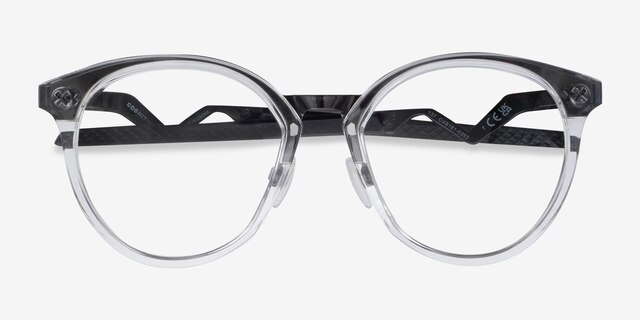 Oakley Cognitive R Transparent TitaniumMontures de lunettes de vue d'EyeBuyDirect, Vue Rapprochée
