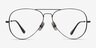 Ray-Ban RB8789 Gunmetal TitaniumMontures de lunettes de vue d'EyeBuyDirect, Vue de Face