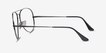 Ray-Ban RB8789 Gunmetal TitaniumEyeglass Frames from EyeBuyDirect, Side View