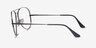 Ray-Ban RB8789 Gunmetal TitaniumMontures de lunettes de vue d'EyeBuyDirect, Vue de Côté