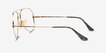 Ray-Ban RB8789 Shiny Gold TitaniumEyeglass Frames from EyeBuyDirect, Side View