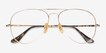 Ray-Ban RB8789 Shiny Gold TitaniumEyeglass Frames from EyeBuyDirect, Closed View