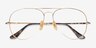 Ray-Ban RB8789 Shiny Gold TitaniumEyeglass Frames from EyeBuyDirect, Closed View