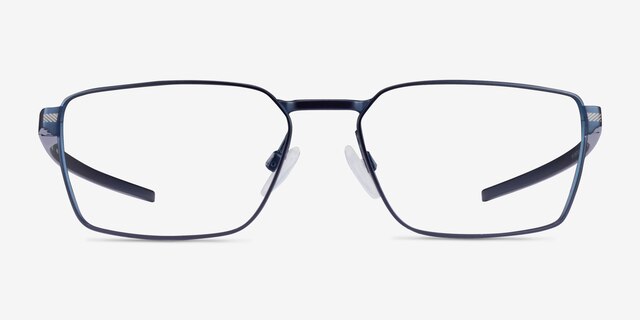 Oakley Sway Bar Matte Navy TitaniumEyeglass Frames from EyeBuyDirect, Front View