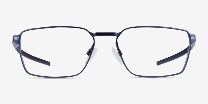 Oakley Sway Bar Matte Navy Titanium Eyeglass Frames from EyeBuyDirect