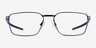 Oakley Sway Bar Matte Navy TitaniumEyeglass Frames from EyeBuyDirect, Front View