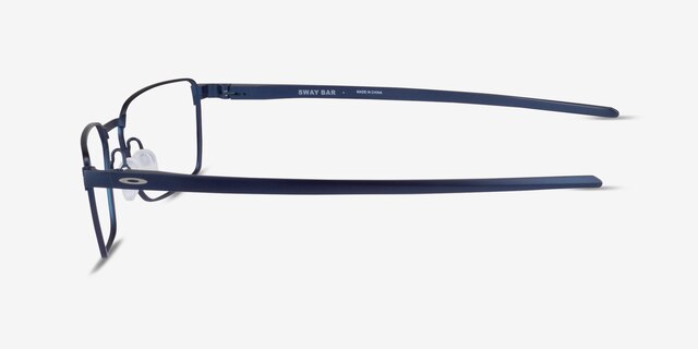 Oakley Sway Bar Matte Navy TitaniumEyeglass Frames from EyeBuyDirect, Side View