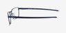 Oakley Sway Bar Matte Navy TitaniumEyeglass Frames from EyeBuyDirect, Side View