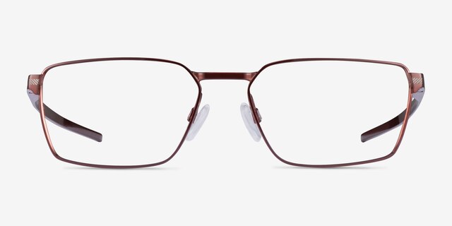 Oakley Sway Bar Brushed Bronze TitaniumEyeglass Frames from EyeBuyDirect, Front View