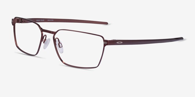 Oakley Sway Bar Brushed Bronze TitaniumEyeglass Frames from EyeBuyDirect, Angle View