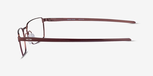Oakley Sway Bar Brushed Bronze TitaniumEyeglass Frames from EyeBuyDirect, Side View