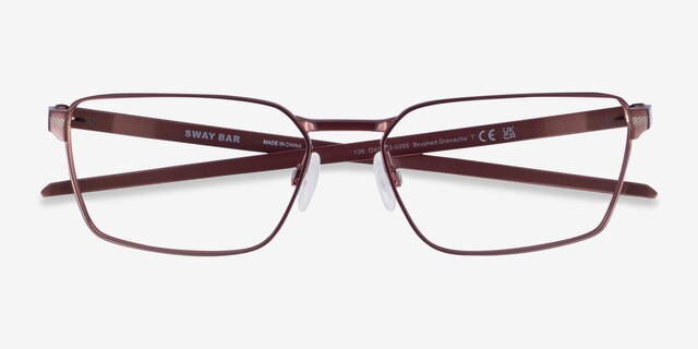 Oakley Sway Bar Brushed Bronze TitaniumEyeglass Frames from EyeBuyDirect, Closed View