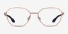 Oakley Sobriquet Matte Rose Gold TitaniumEyeglass Frames from EyeBuyDirect, Front View