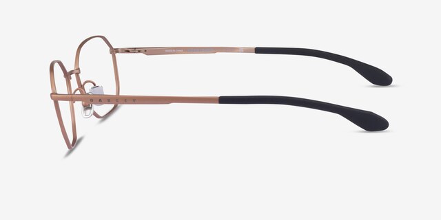 Oakley Sobriquet Matte Rose Gold TitaniumEyeglass Frames from EyeBuyDirect, Side View