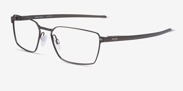 Oakley Sway Bar Gunmetal TitaniumEyeglass Frames from EyeBuyDirect, Angle View