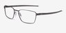 Oakley Sway Bar Gunmetal TitaniumEyeglass Frames from EyeBuyDirect, Angle View
