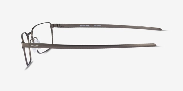 Oakley Sway Bar Gunmetal TitaniumEyeglass Frames from EyeBuyDirect, Side View