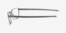 Oakley Sway Bar Gunmetal TitaniumEyeglass Frames from EyeBuyDirect, Side View