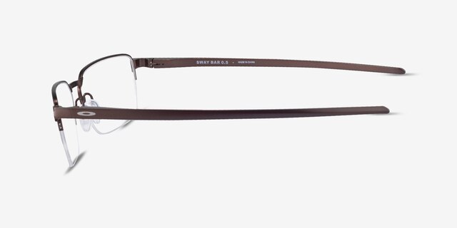 Oakley Sway Bar 0.5 Matte Gunmetal TitaniumEyeglass Frames from EyeBuyDirect, Side View
