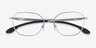 Oakley Sobriquet Matte Gray TitaniumEyeglass Frames from EyeBuyDirect, Closed View