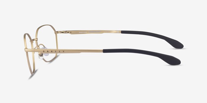 Oakley Sobriquet Matte Gold Titanium Eyeglass Frames from EyeBuyDirect