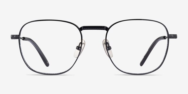 Ray-Ban RB8258V Frank Black TitaniumEyeglass Frames from EyeBuyDirect, Front View