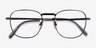 Ray-Ban RB8258V Frank Black TitaniumEyeglass Frames from EyeBuyDirect, Closed View