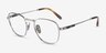 Ray-Ban RB8258V Frank Silver TitaniumEyeglass Frames from EyeBuyDirect, Angle View