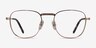 Ray-Ban RB8258V Frank Brown TitaniumEyeglass Frames from EyeBuyDirect, Front View